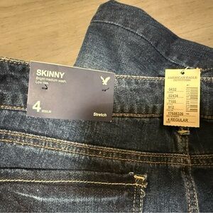 American Eagle Outfitters Dark Blue Skinny Jeans women